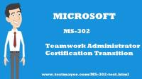 Microsoft MS-302 practice exam questions image 1